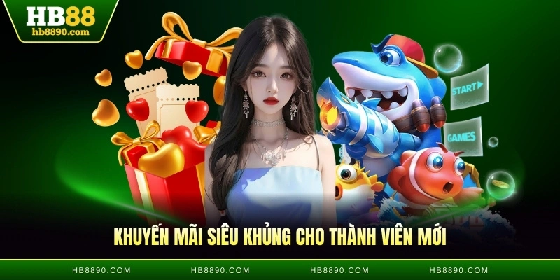 Khuyến mãi siêu khủng cho thành viên mới
